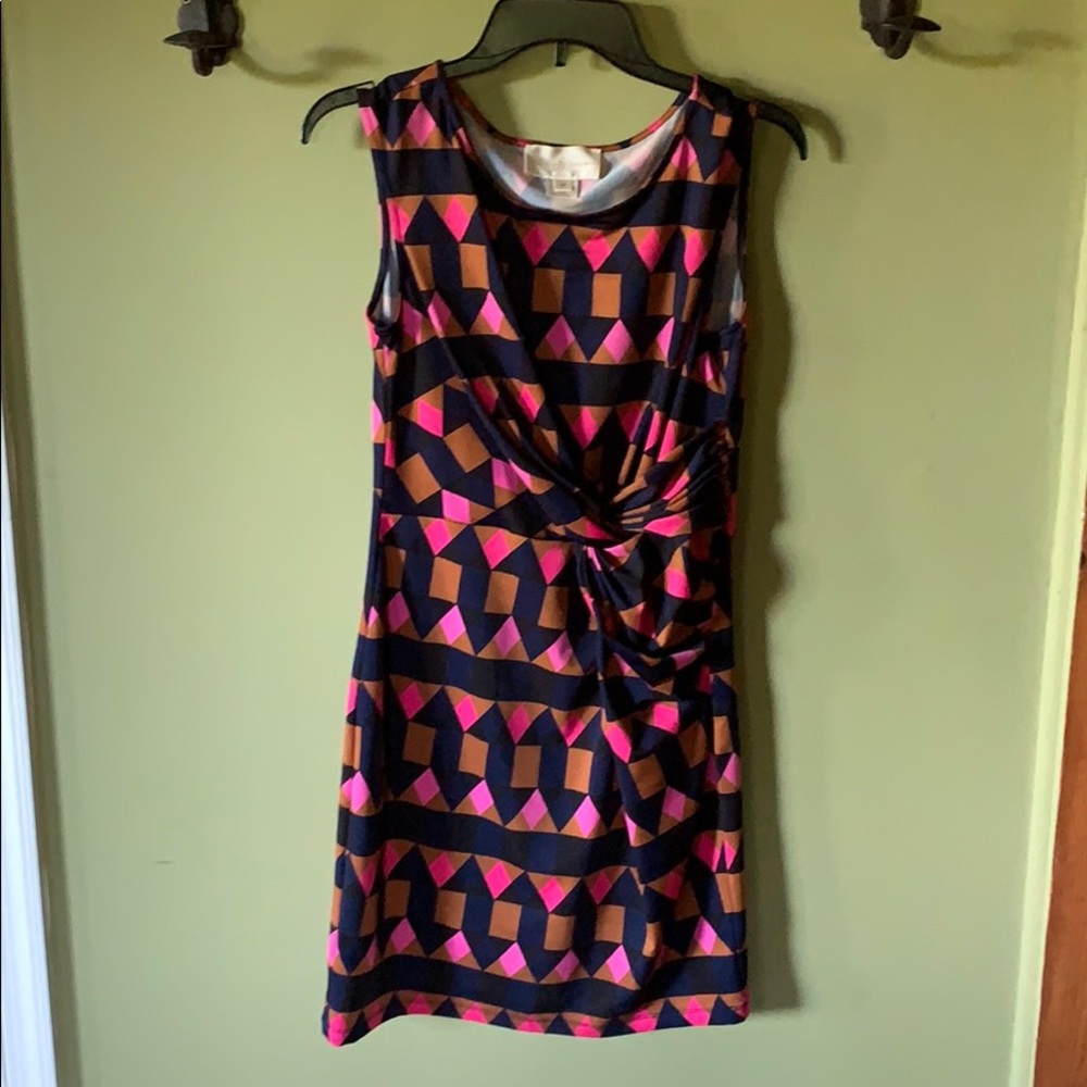 Geometric print dress
